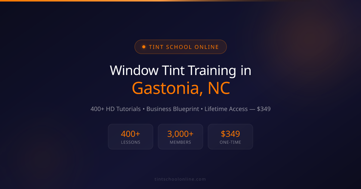 Window Tinting Gastonia Nc